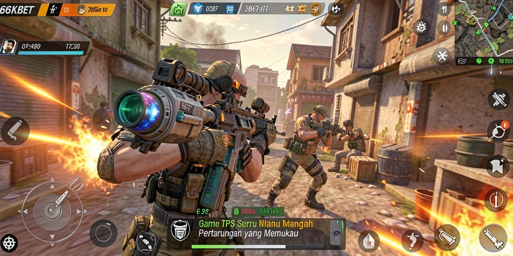 Gameplay seru 66KBET, pertempuran TPS yang mendebarkan.