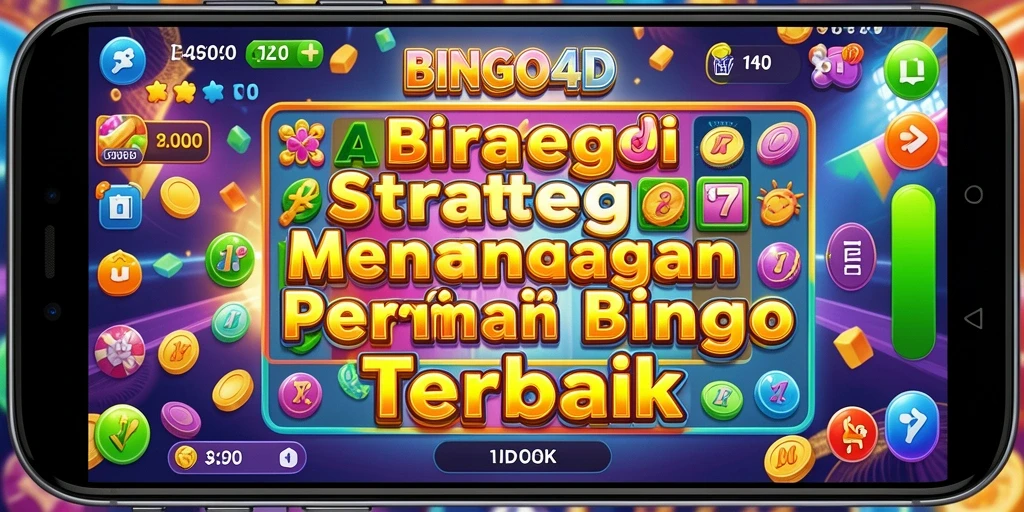 Screenshot utama gameplay BINGO4D yang memperlihatkan strategi dalam bermain bingo.