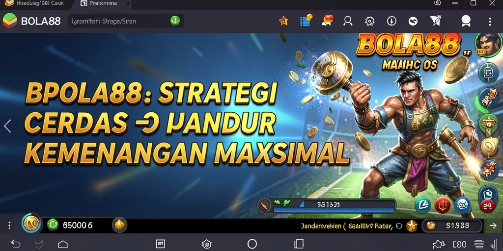 Tampilan gameplay mendebarkan di BOLA88 dengan berbagai strategi.