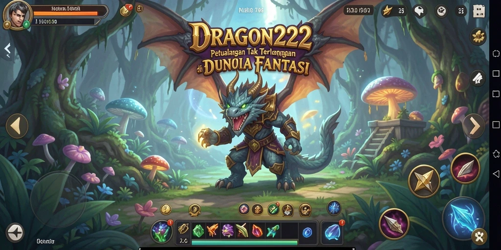 Screenshot gameplay DRAGON222 menunjukkan aksi petualangan yang mendebarkan.