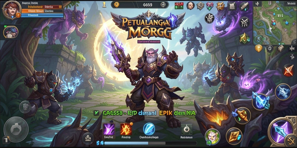 Screenshot G668 menampilkan aksi seru dalam dunia MMORPG.