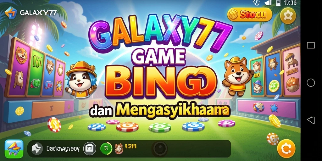 Tampilan gameplay Bingo yang seru di GALAXY77.