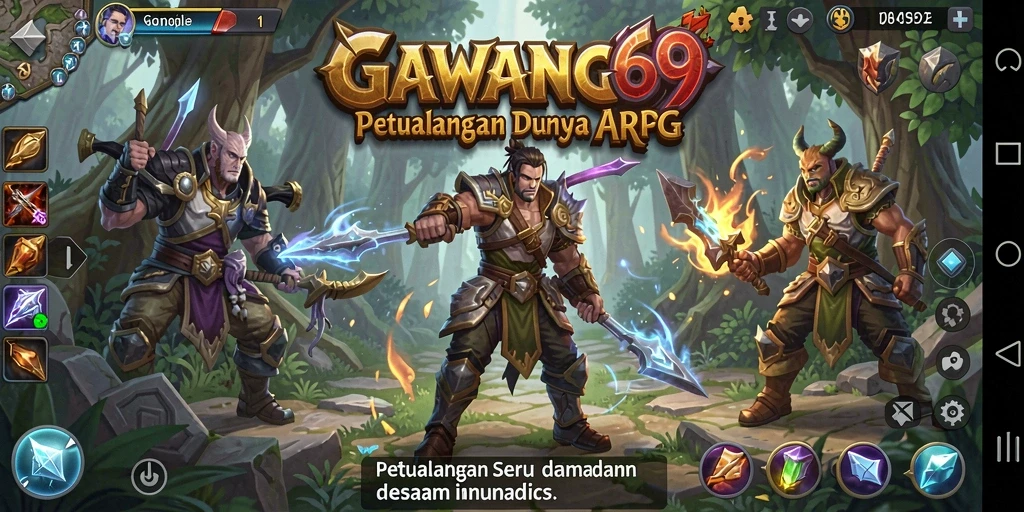 Screenshot GAWANG69 menampilkan aksi seru dalam petualangan ARPG.