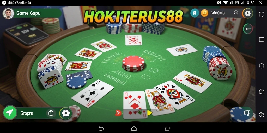 Screenshot gameplay HOKITERUS88 menampilkan keseruan bermain Gaple.