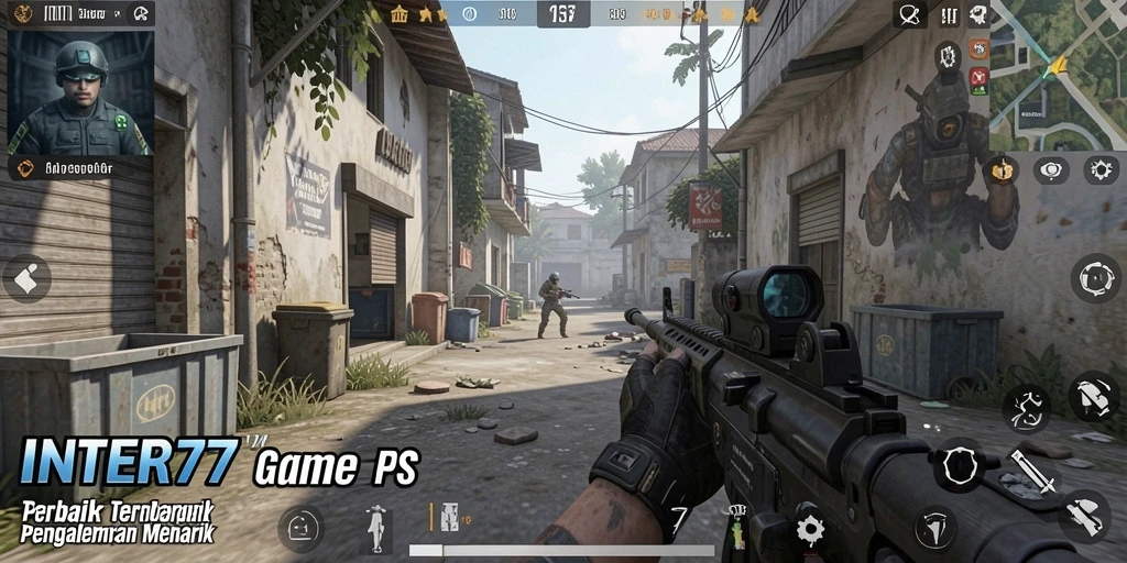Gameplay INTER77 yang mendebarkan dengan aksi tembak-menembak intens.