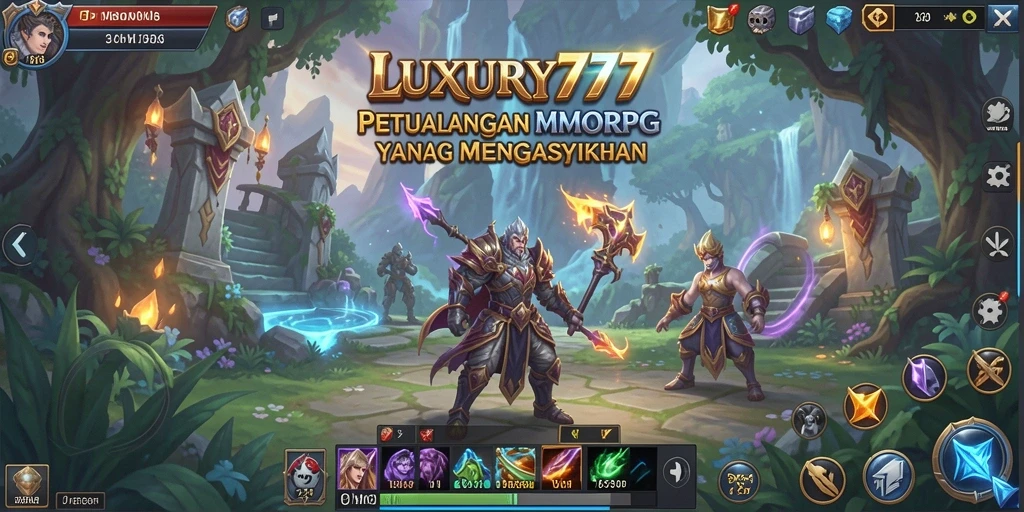 Tampilan gameplay LUXURY777 yang penuh aksi dan petualangan.