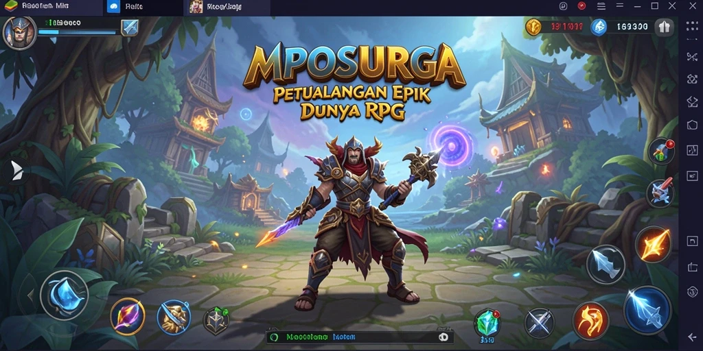 Screenshot gameplay menampilkan aksi seru di MPOSURGA.