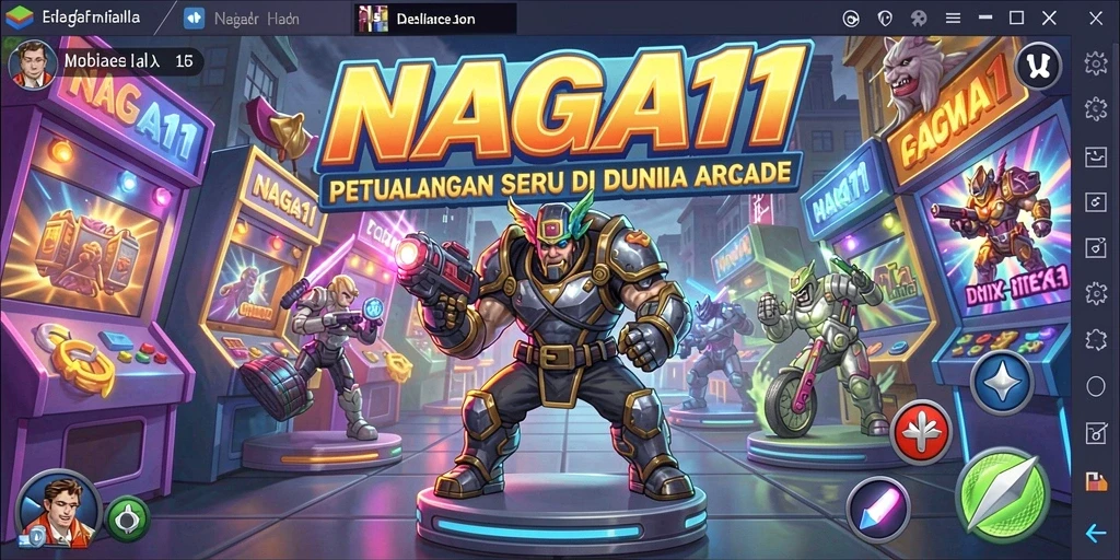 Tampilan menarik dari gameplay NAGA11 yang penuh aksi dan tantangan.