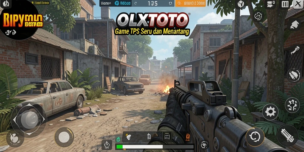 Tampilan gameplay utama OLXTOTO yang menegangkan dalam TPS.