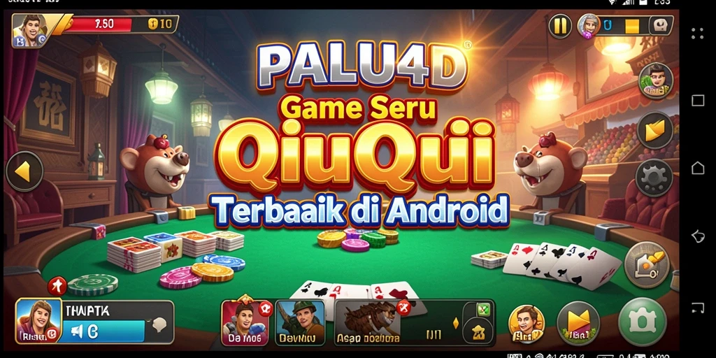 Screenshot PALU4D menampilkan aksi seru permainan QiuQiu.