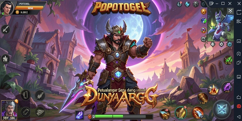 Gameplay seru dalam petualangan ARPG di POPOTOGEL.