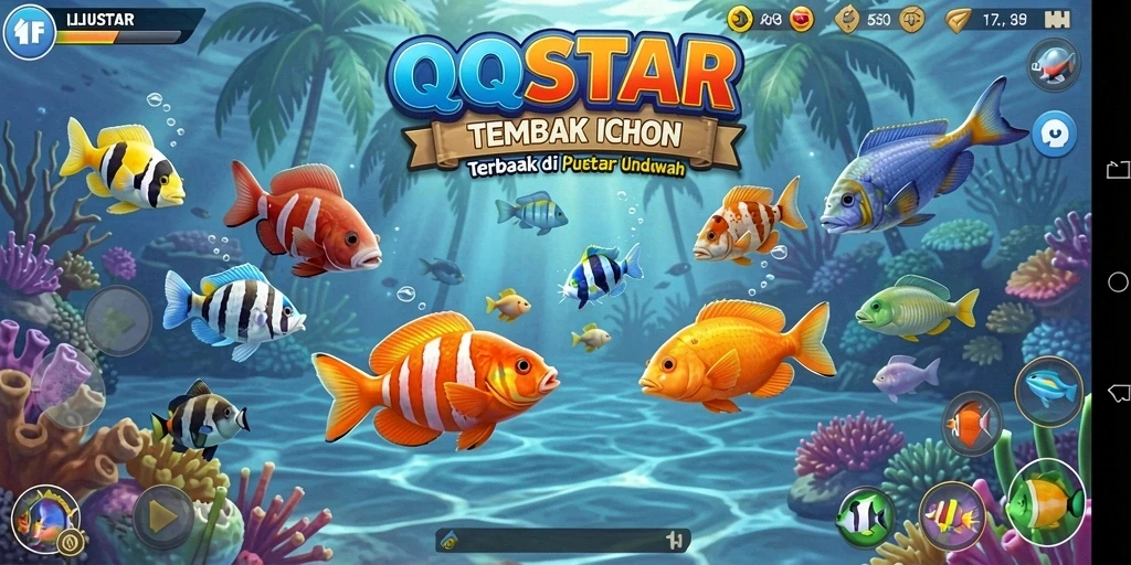 Gameplay menarik dan grafis memukau dari QQSTAR.