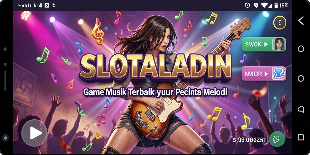 Tampilan gameplay SLOTALADIN yang penuh warna dan menarik.