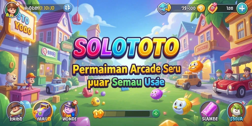 Tampilan menarik dari gameplay SOLOTOTO yang penuh warna.