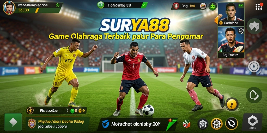 Menampilkan gameplay seru dari berbagai cabang olahraga.