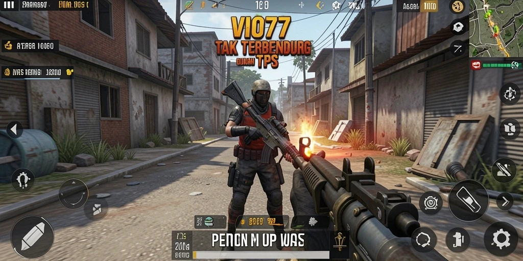 Gameplay VIO77 yang intens dan dinamis dalam pertempuran TPS.